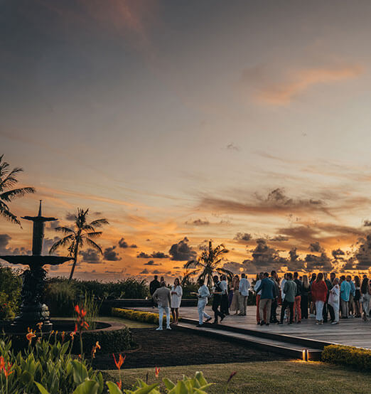 Repas d'entreprise organisé au Château de Bel Ombre avec une service professionel