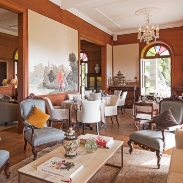 Indoor event space at Le Château de Bel Ombre