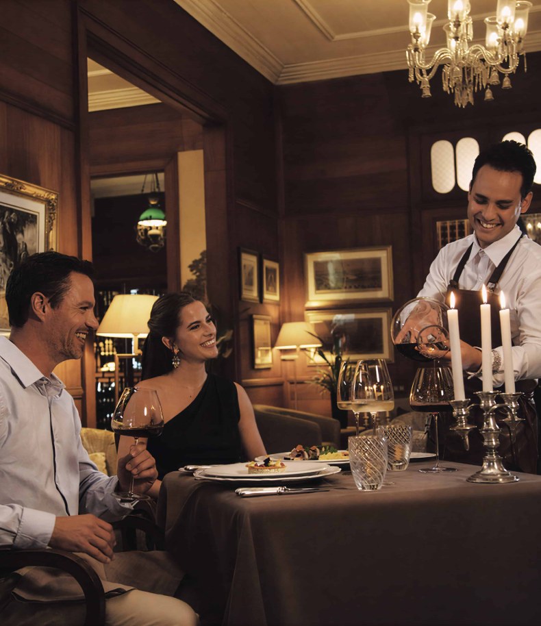 Interior View over The Dining Room at Le Château de Bel Ombre