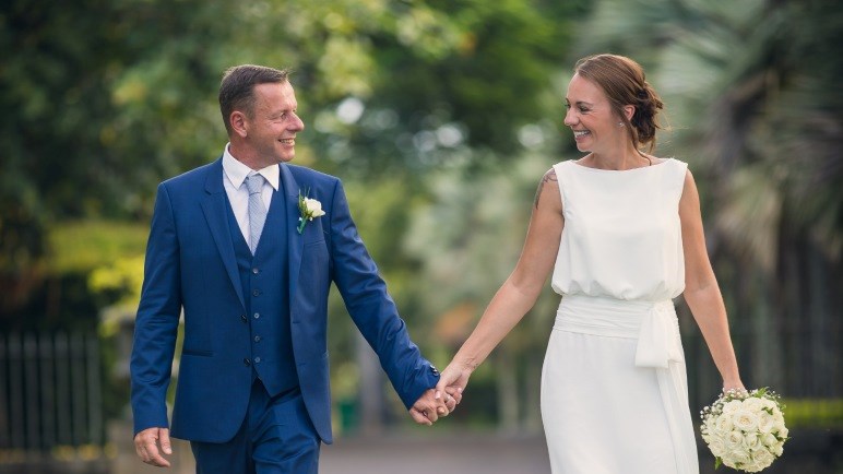 Célébration de mariage d’un couple au Château de Bel Ombre