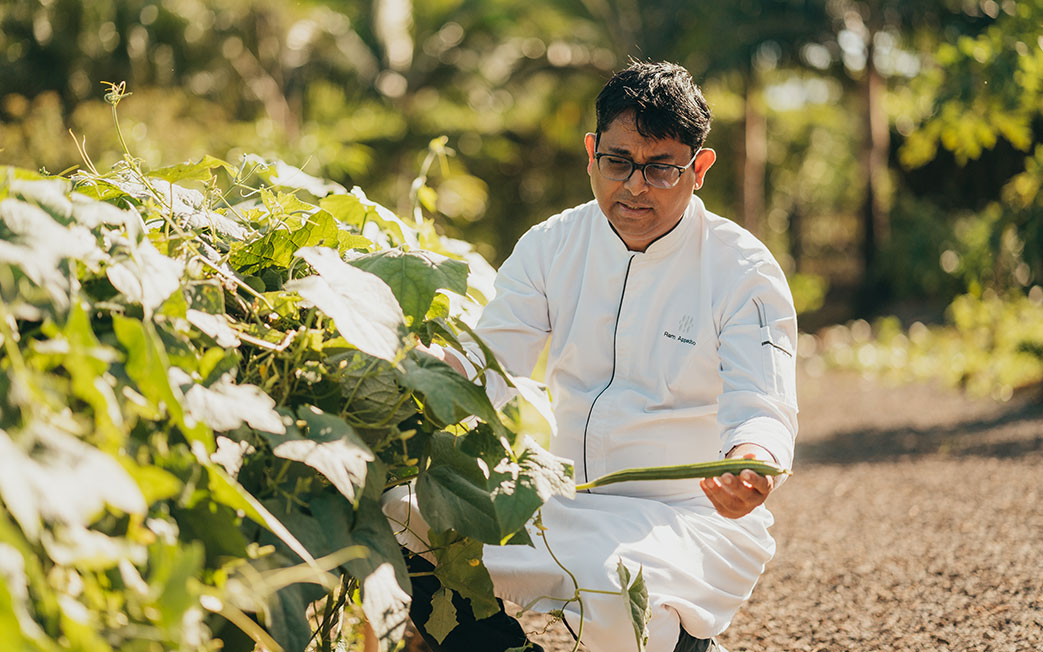 Chef Ram at Le Château de Bel Ombre, Mauritius