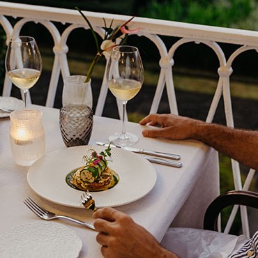 plat gastronomie dîner au Château de Bel Ombre Maurice